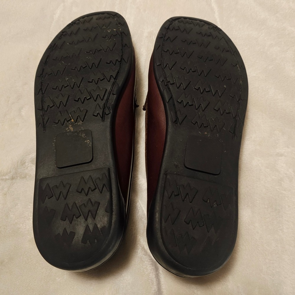 High Sierra Leather Penny Loafers Classic Slip On Shoes Brown Women's Size 8M - Picture 4 of 11